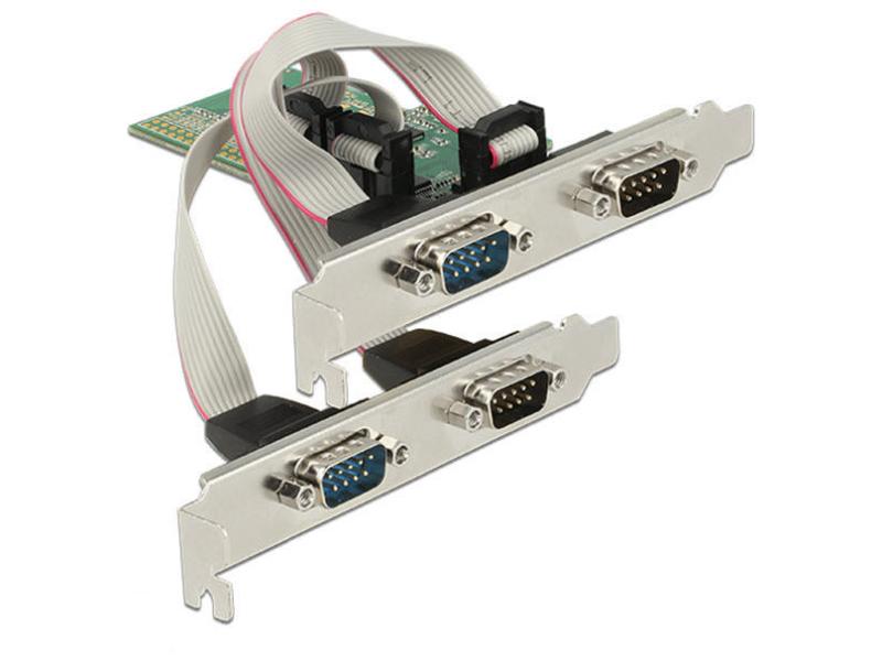 Delock PCI-Express-Karte 89557 4x Seriell / RS232