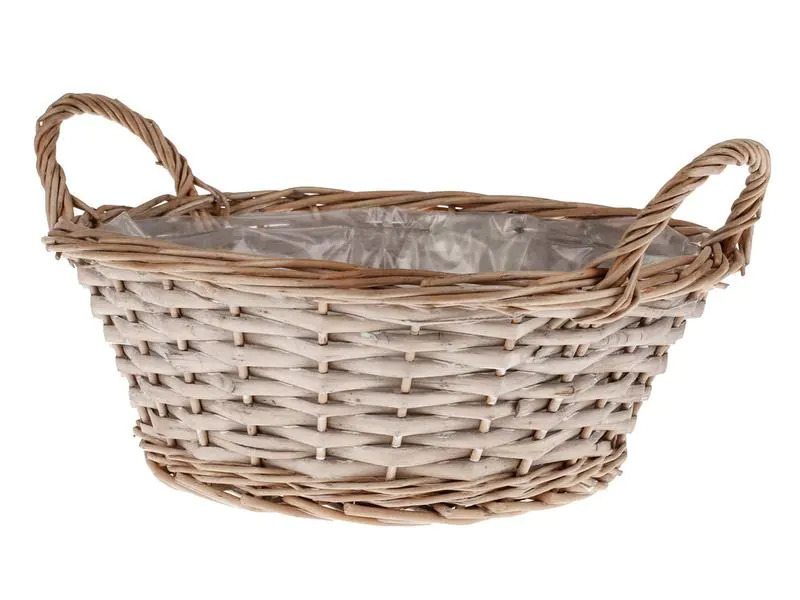 Opiflor Weidenkorb Sachsen, 30.5 cm Braun/Grau