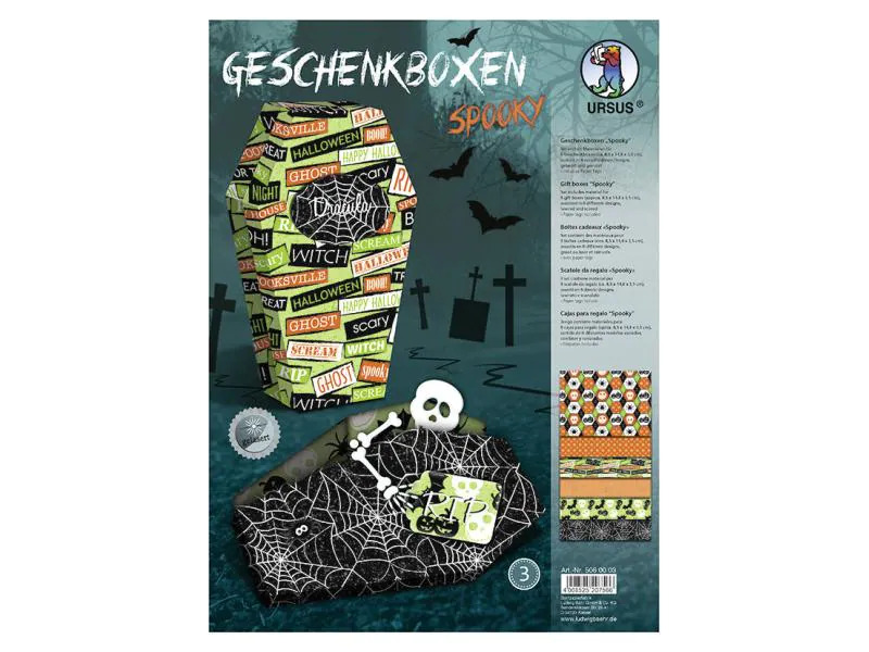 URSUS Geschenkbox Spooky 3 6 Stück