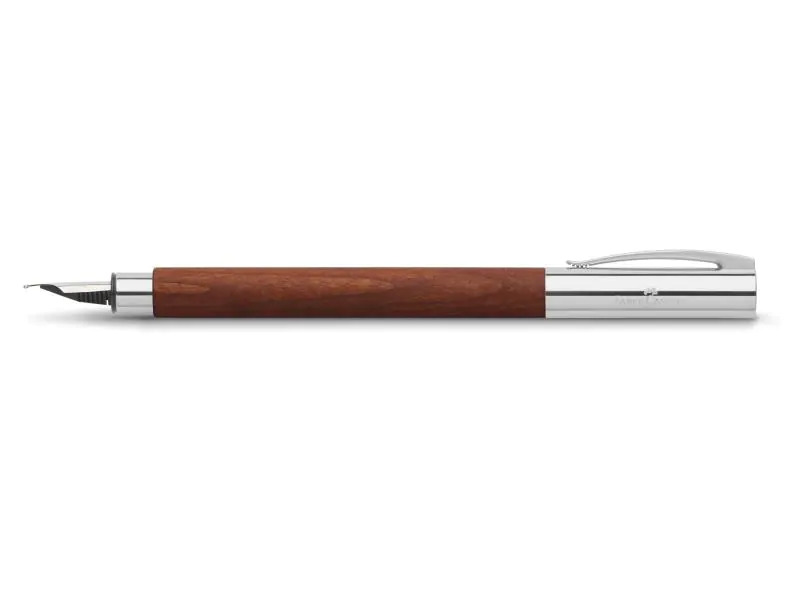 Faber-Castell Füllfederhalter Ambition Medium (M), Braun