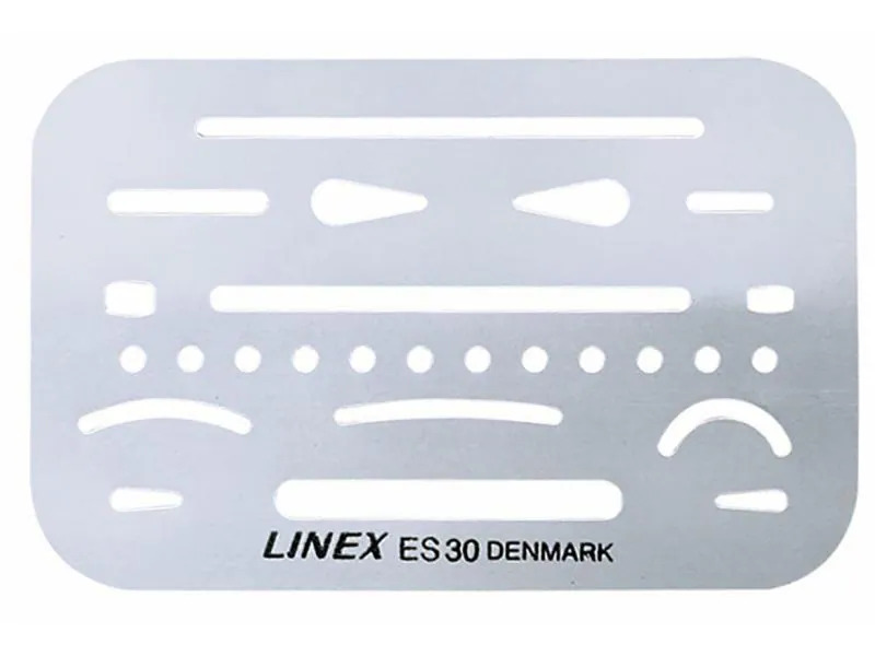 Linex Schablone 26 Öffnungen