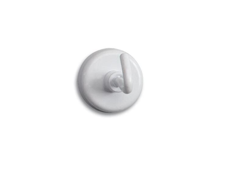 Maul Haftmagnet 5 x Ø 25 mm Haken Weiss