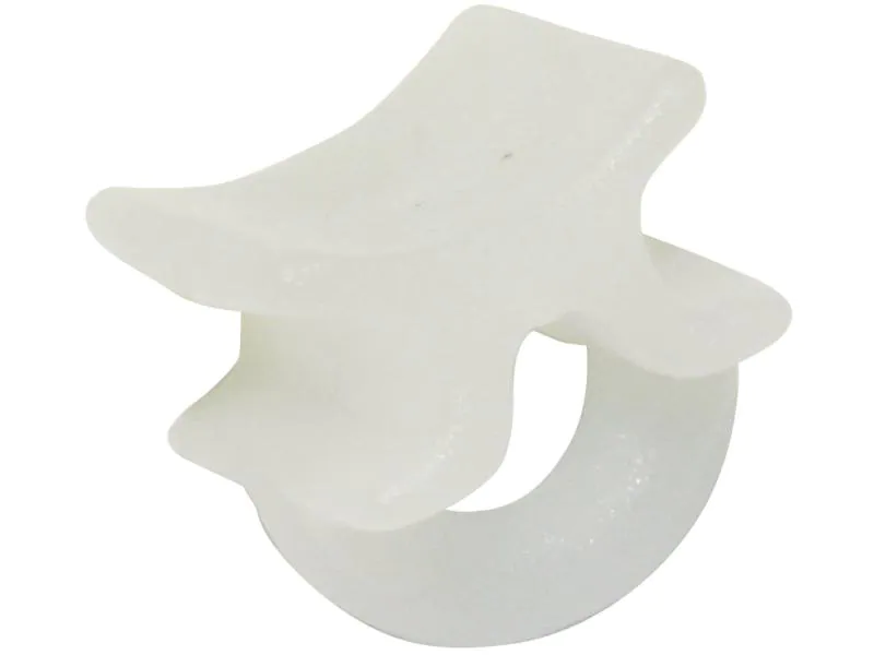 Gardinia Querbügelgleiter Weiss, 6 mm, 50 Stück