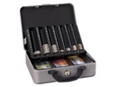 Robert Rieffel Geldkassette Moneta-Deluxe-Ch 30 x 24.2 x 10.2 cm, Grau