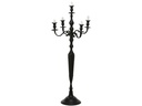 Boltze Kerzenständer Victoria Aluminium, Schwarz