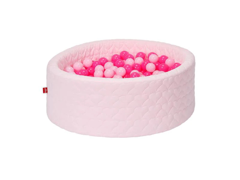 Knorrtoys Bällebad Rosa mit Herzen inkl. 300 Bälle