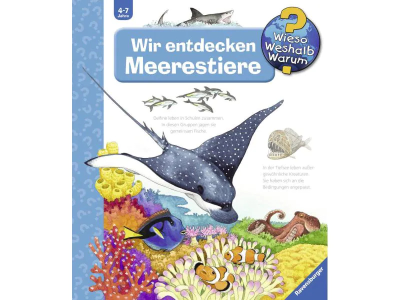 Ravensburger Kinder-Sachbuch WWW Wir entdecken Meerestiere