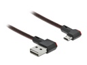 Delock USB 2.0-Kabel EASY USB, gewinkelt USB A - Micro-USB B 2 m