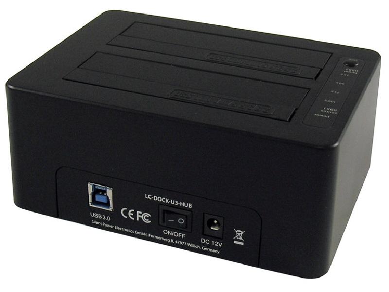 LC-Power Docking- und Klonstation LC-DOCK-U3-V