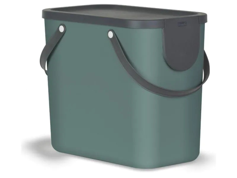 Rotho Recyclingbehälter Albula 25 l, Grün