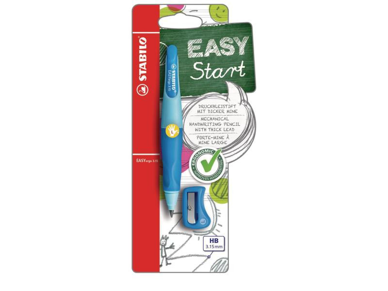 STABILO Minenbleistift EASYergo 3.15 Links, Blau
