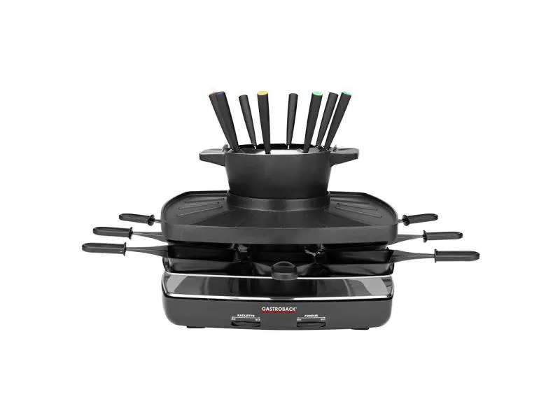 Gastroback Raclette Fondue Set Family and Friends