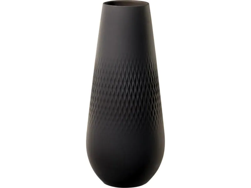 Villeroy &amp; Boch Vase Collier noir Carré No.3 Schwarz