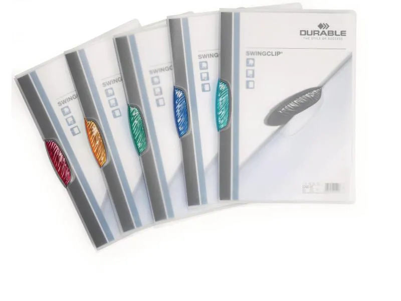 DURABLE Klemmhefter Swingclip A4 5 x Transparent