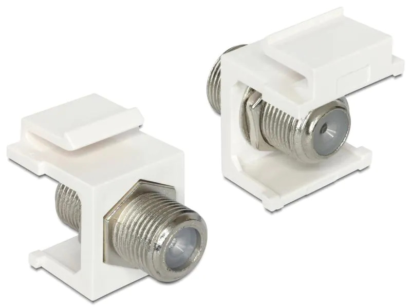 Delock Keystone-Modul Typ F Weiss