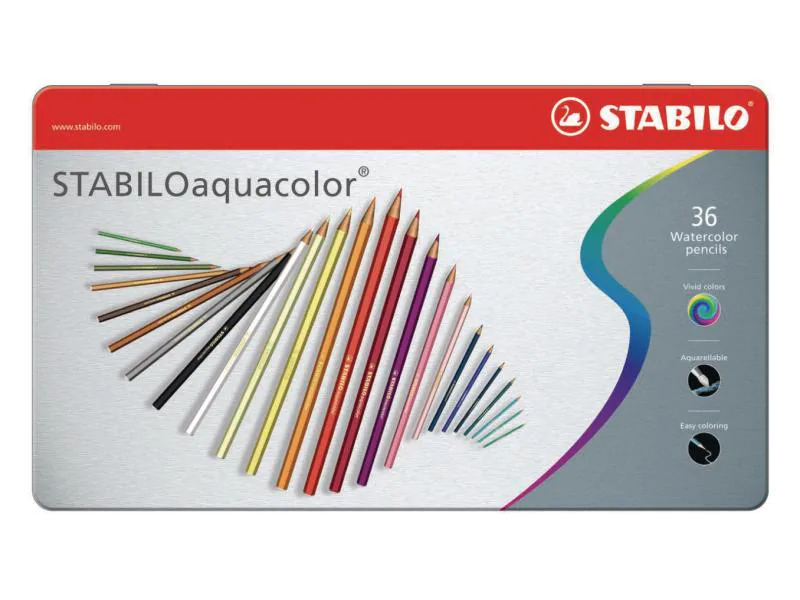 STABILO Farbstifte Aquacolor 36 Stück