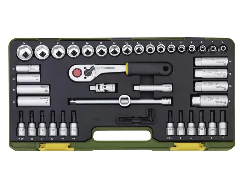 Proxxon Industrial Steckschlüssel-Set 3/8 47-teilig