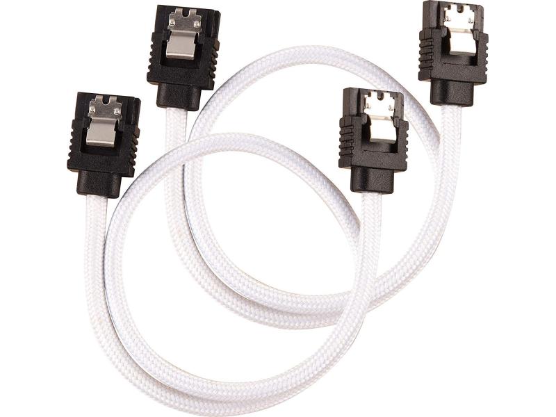 Corsair SATA3-Kabel Premium Set Weiss 30 cm