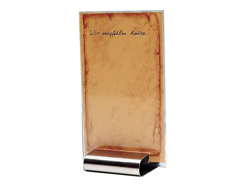 Paderno Tischaufsteller 8 cm x 7 cm  A4