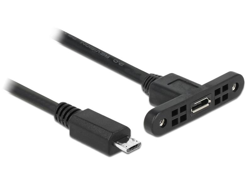 Delock USB 2.0-Kabel  Micro-USB B - Micro-USB B 0.25 m