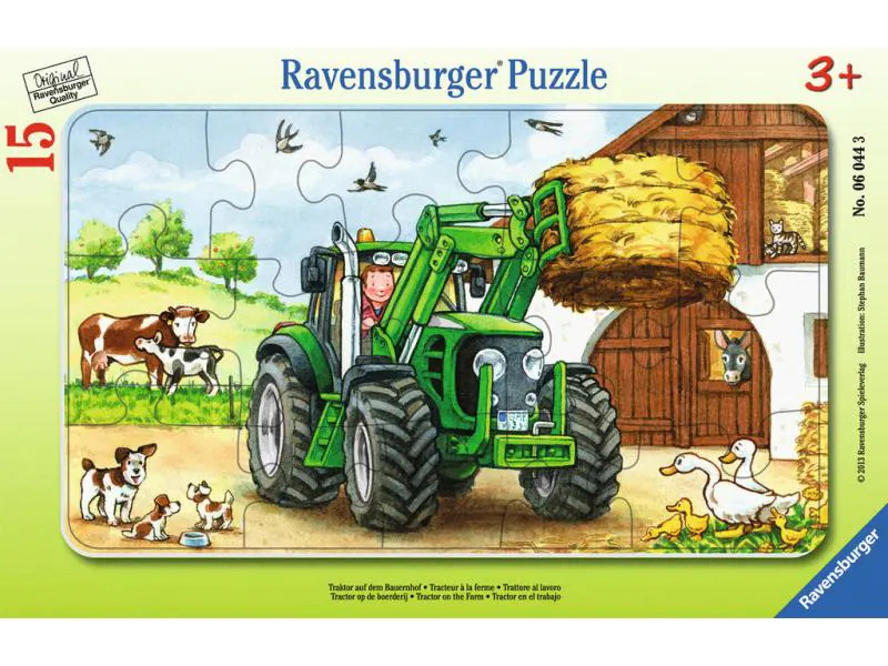 Ravensburger Puzzle Traktor auf dem Bauernhof