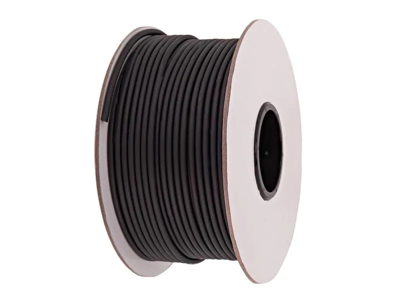 Bemero Mikrofon- &amp; Linekabel 50 m symmetrisch Schwarz auf Rolle