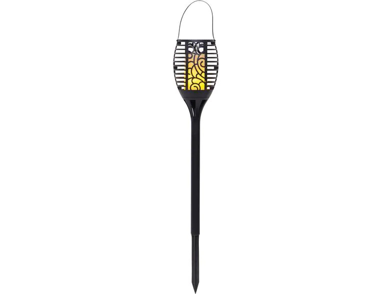 Star Trading Gartenlicht Solar Flame, Schwarz