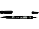 Pilot Permanent-Marker Twin Marker Slim Schwarz