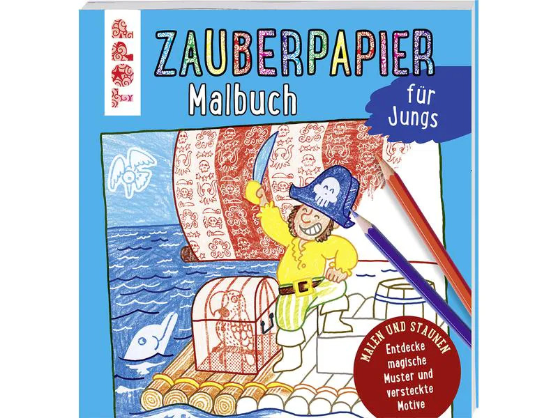 Frechverlag Malbuch Jungs 21.3 x 21.3 cm