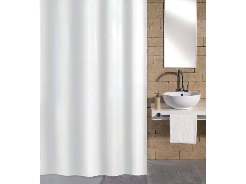Kleine Wolke Duschvorhang Kito 120 x 200 cm, Weiss