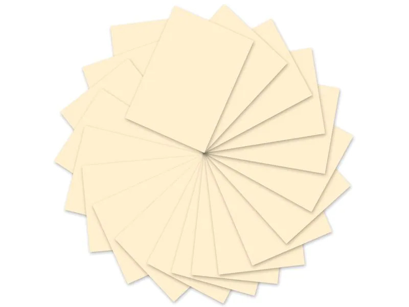 URSUS Tonzeichenpapier A4, 130 g/m², 100 Blatt, Chamois