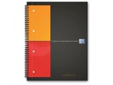 Oxford Notizheft Collegeblock International, A4 +, Kariert, Grau
