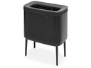 Brabantia Wäschesammler BO Schwarz, 60 l