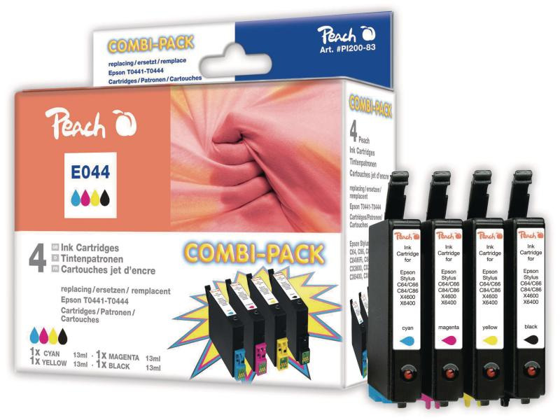 Peach Tintenset Epson T0481-T0486 C/M/Y/BK/CL/ML