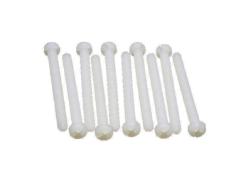 EP Flachkopfschrauben M2x6 mm Nylon