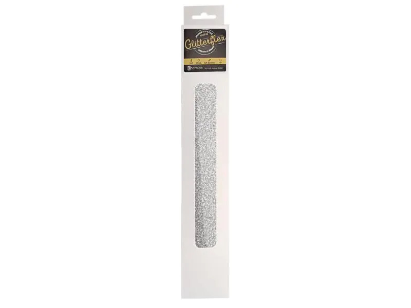 Chemica Aufbügelfolie Glitterflex Silber