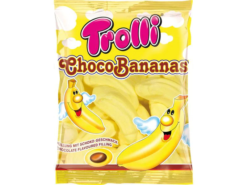 Trolli Süssigkeit Schoko Bananen 150 g