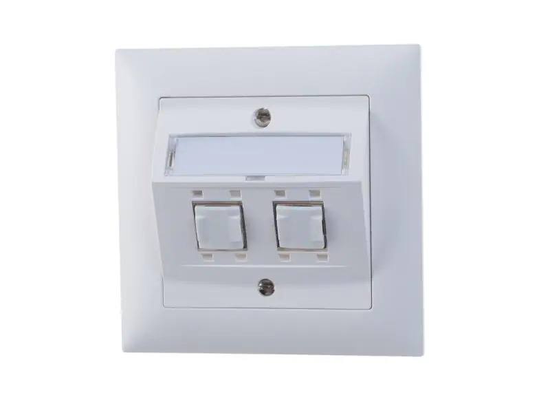 Feller EDIZIOdue Netzwerkdose UP 2x RJ45 Kat. 6 geschirmt