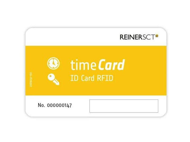 Reiner SCT RFID Karte timeCard Premium Chipkarte 10 DES (ev2) 10 Stk.