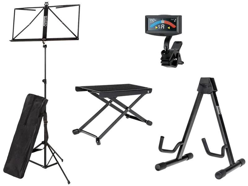 Bemero A-Gitarren-Ständer GS-8061BK Set