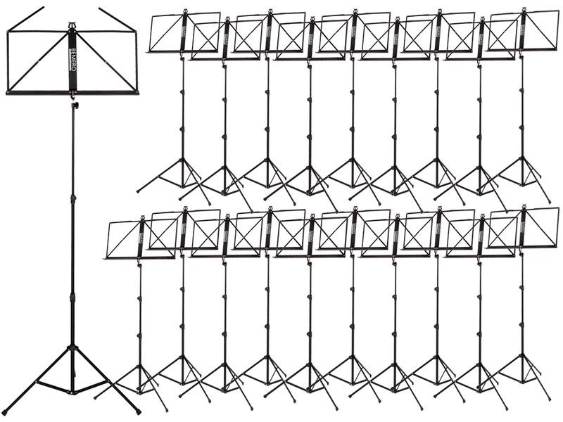 Bemero Notenständer MSS-8090BK 20er Set