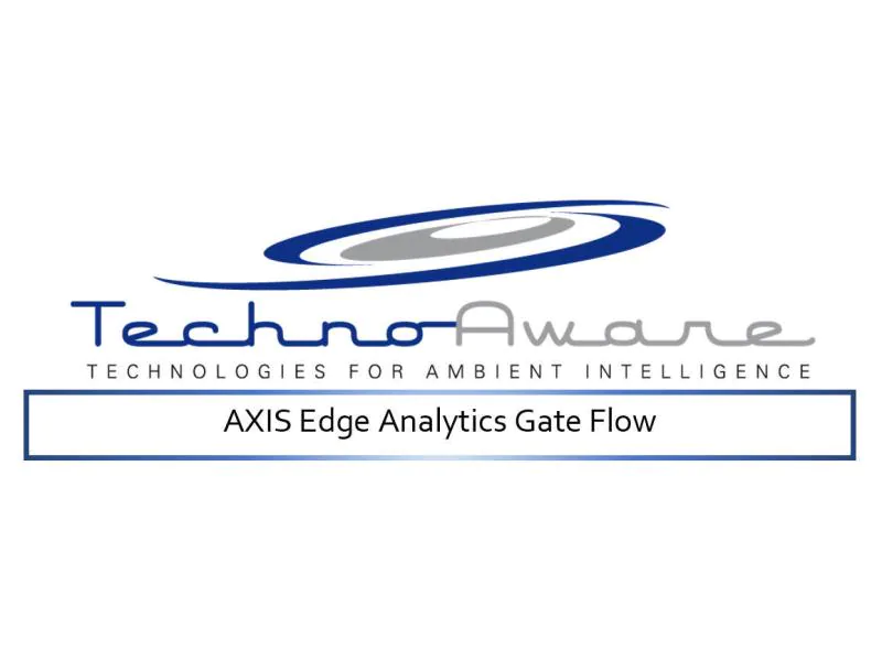 Technoaware Videoanalyse VTrack Gate Flow AXIS Edge