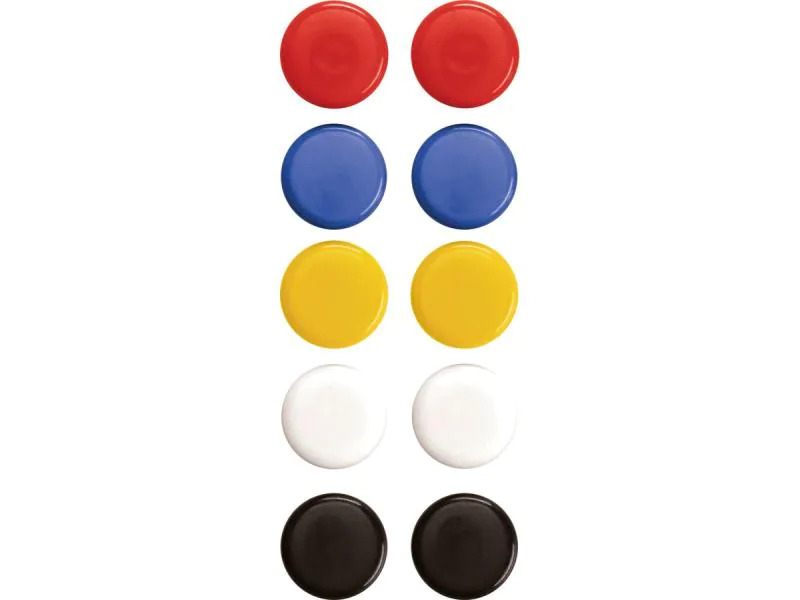 Magnetoplan Haftmagnet Ø 2 cm 10 Stück