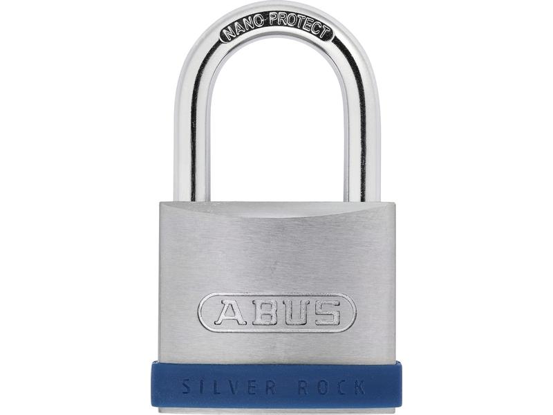 Abus Vorhängeschloss Silver Rock 5/55 Silber Zink