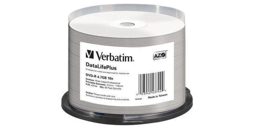 Verbatim DVD-R 4.7 GB, Spindel (50 Stück)