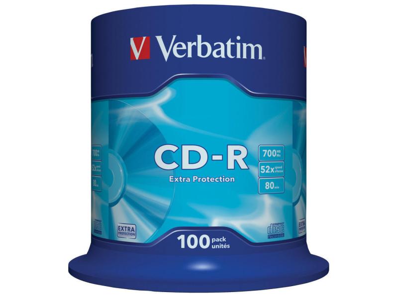 Verbatim CD-R 0.7 GB, Spindel (100 Stück)