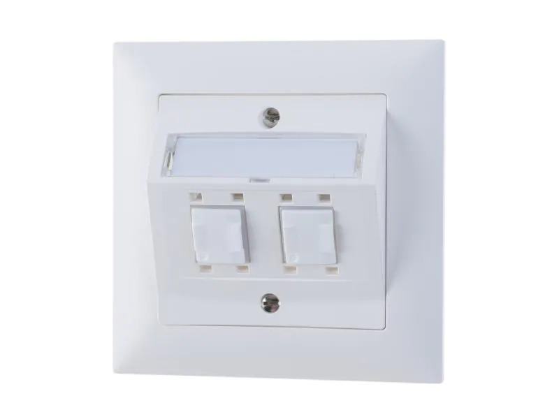 Feller EDIZIOdue Netzwerkdose UP 2x RJ45 Kat. 5e ungeschirmt