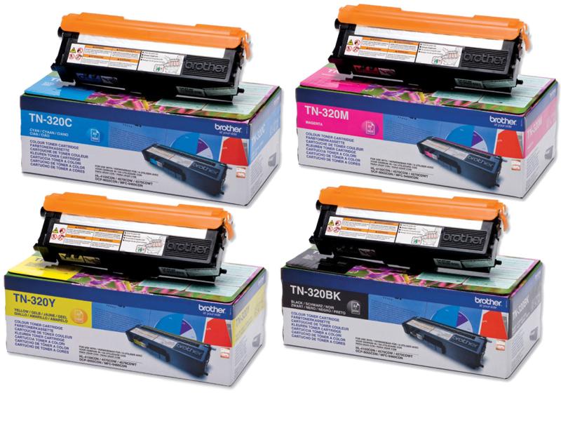Brother Tonerset TN-320 Black/Cyan/Magenta/Yellow