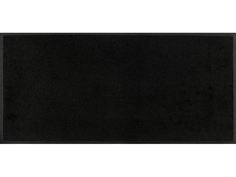 wash+dry Fussmatte Schwarz, 75 x 120 cm