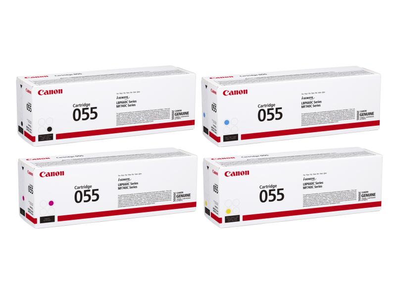 Canon Toner 055 Black/Cyan/Magenta/Yellow